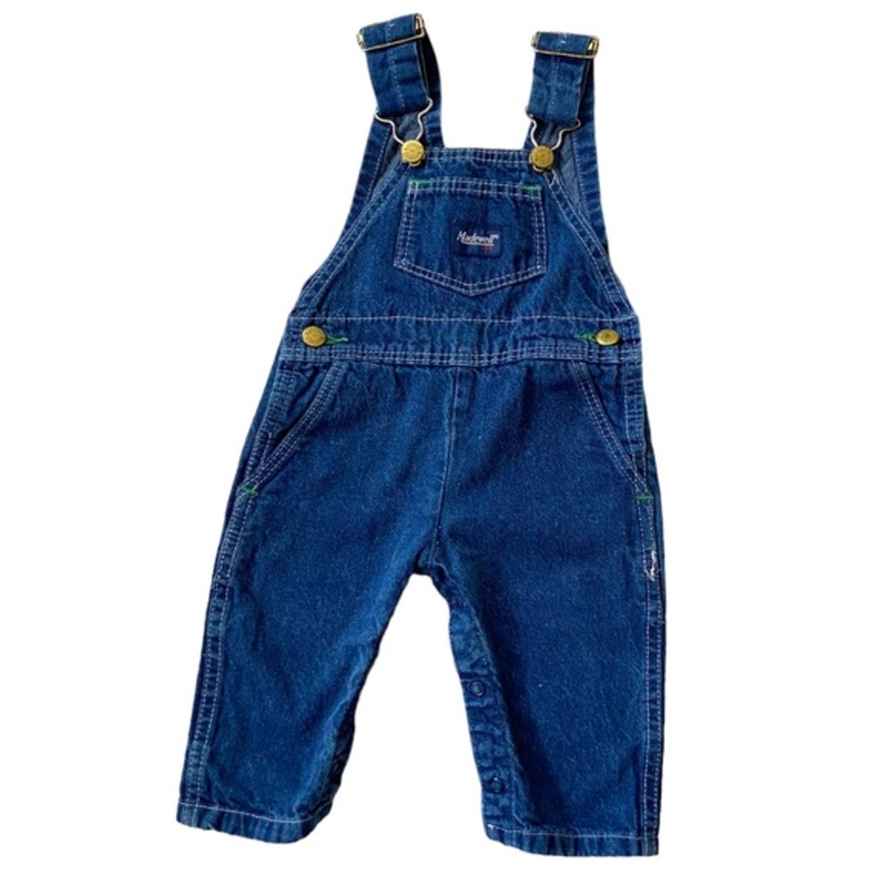 VINTAGE MADEWELL 80s Overalls Romper Jumper Denim Jeans Workwear Blue